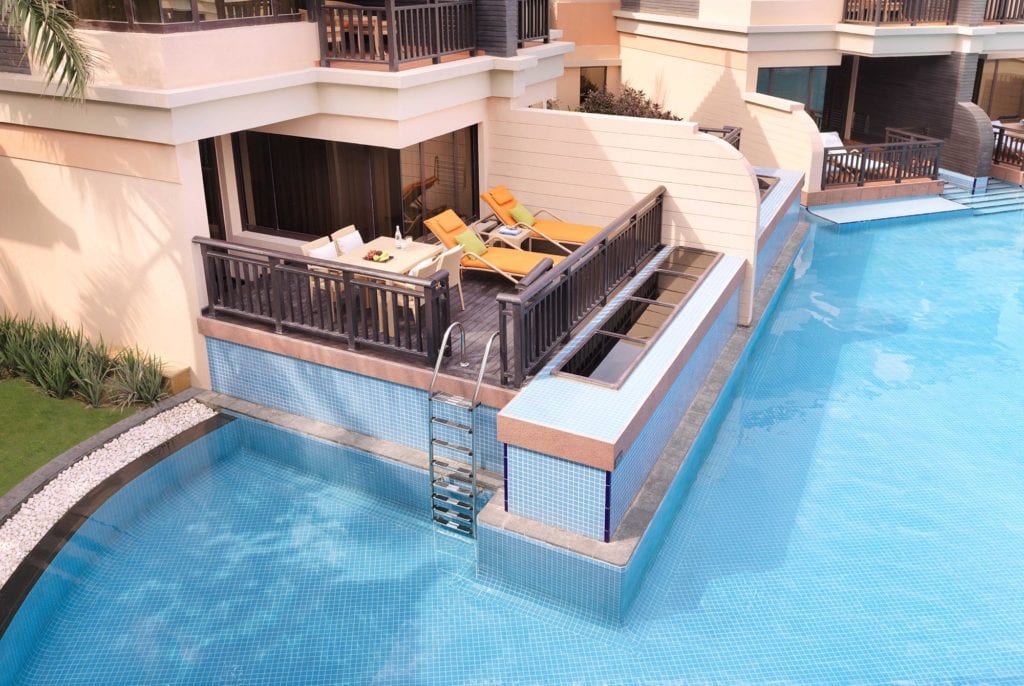 hotel room at Anantara The Palm Dubai review by Beau Monde Luxury Travel Magazine
