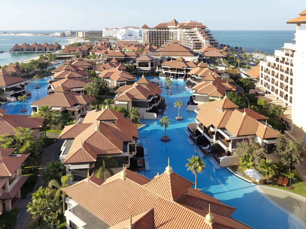 Anantara The Palm Dubai Resort view from above