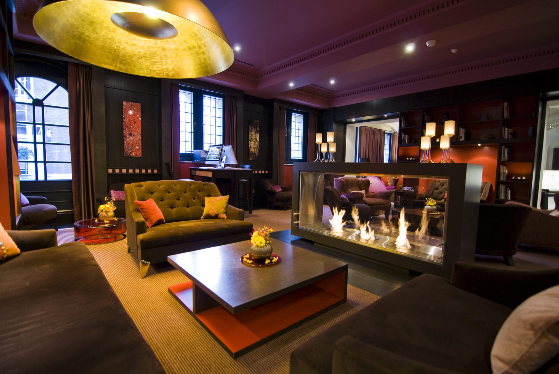 lounge area at The Sofitel Legend The Grand Amsterdam