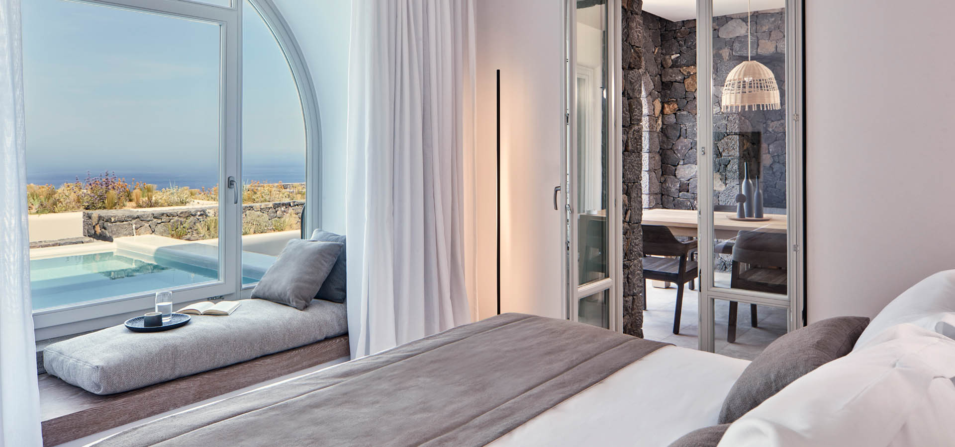 visit Santorini Island and her luxury hotels