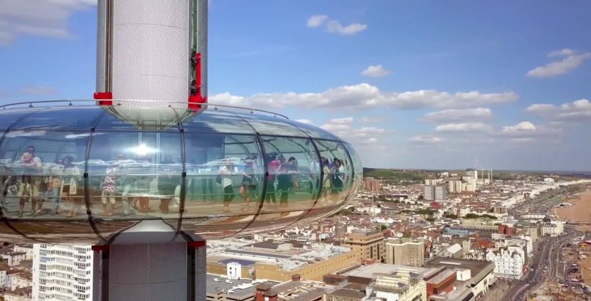 Flying High Over Brighton with The British Airways i360