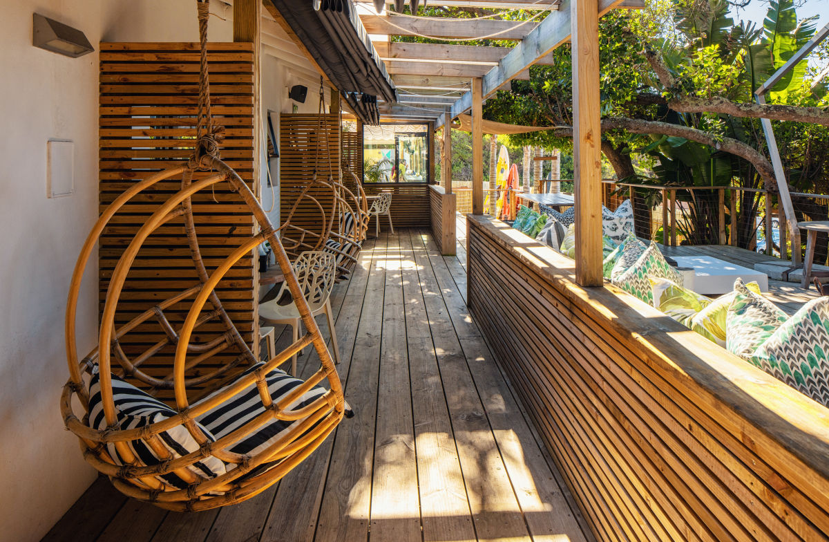 outdoor patio swings The Bungalow Plett South Africa