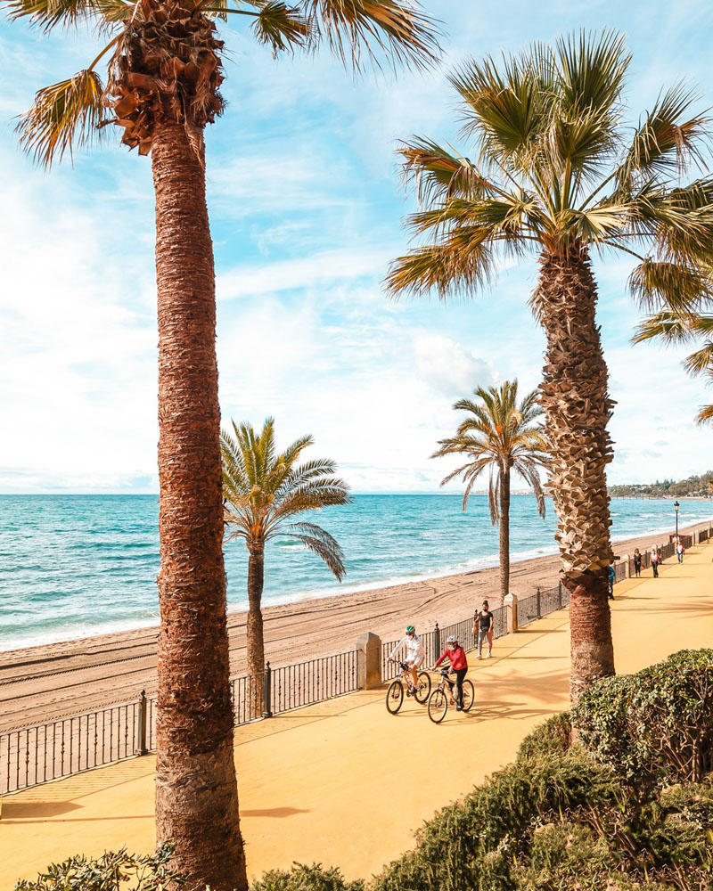 Marbella beach in Spain