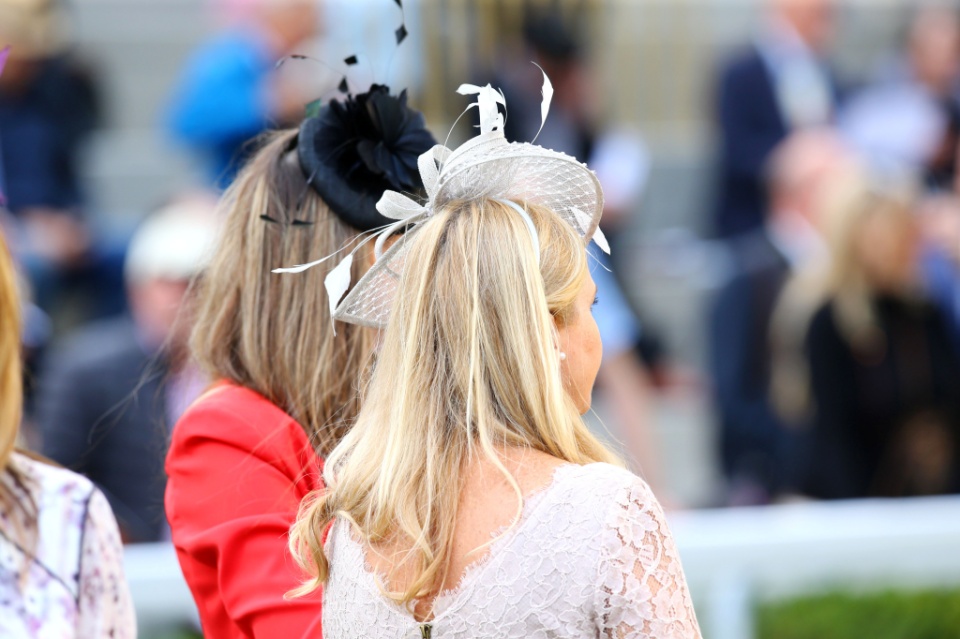 Fancy headwear and Parisian chic ooze opulence at the Qatar Prix de L'Arc de Triomphe horse racing event