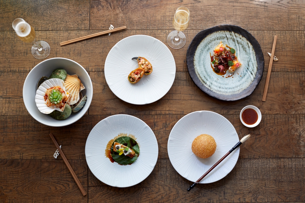 Plates at A. Wong London
