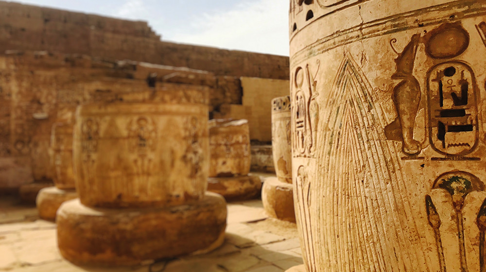 Temple of Luxor Hieroglyphics 