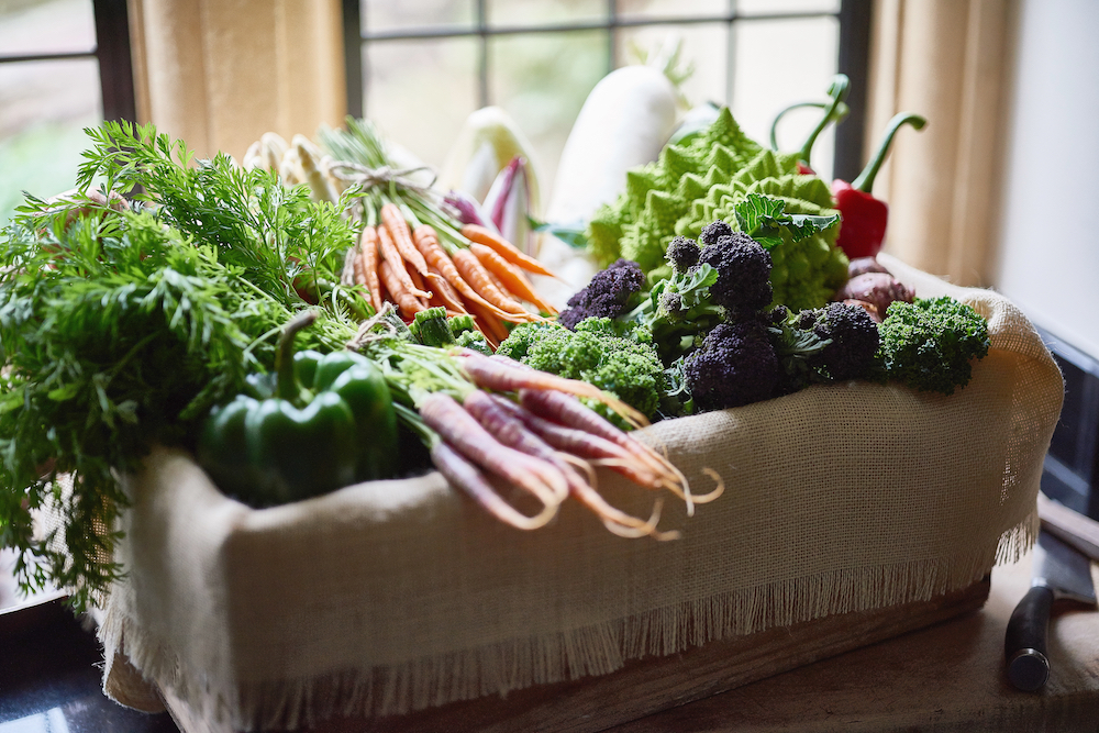 Handpicked Organic Vegetables from Michelin Star Raymond Blanc's Garden 