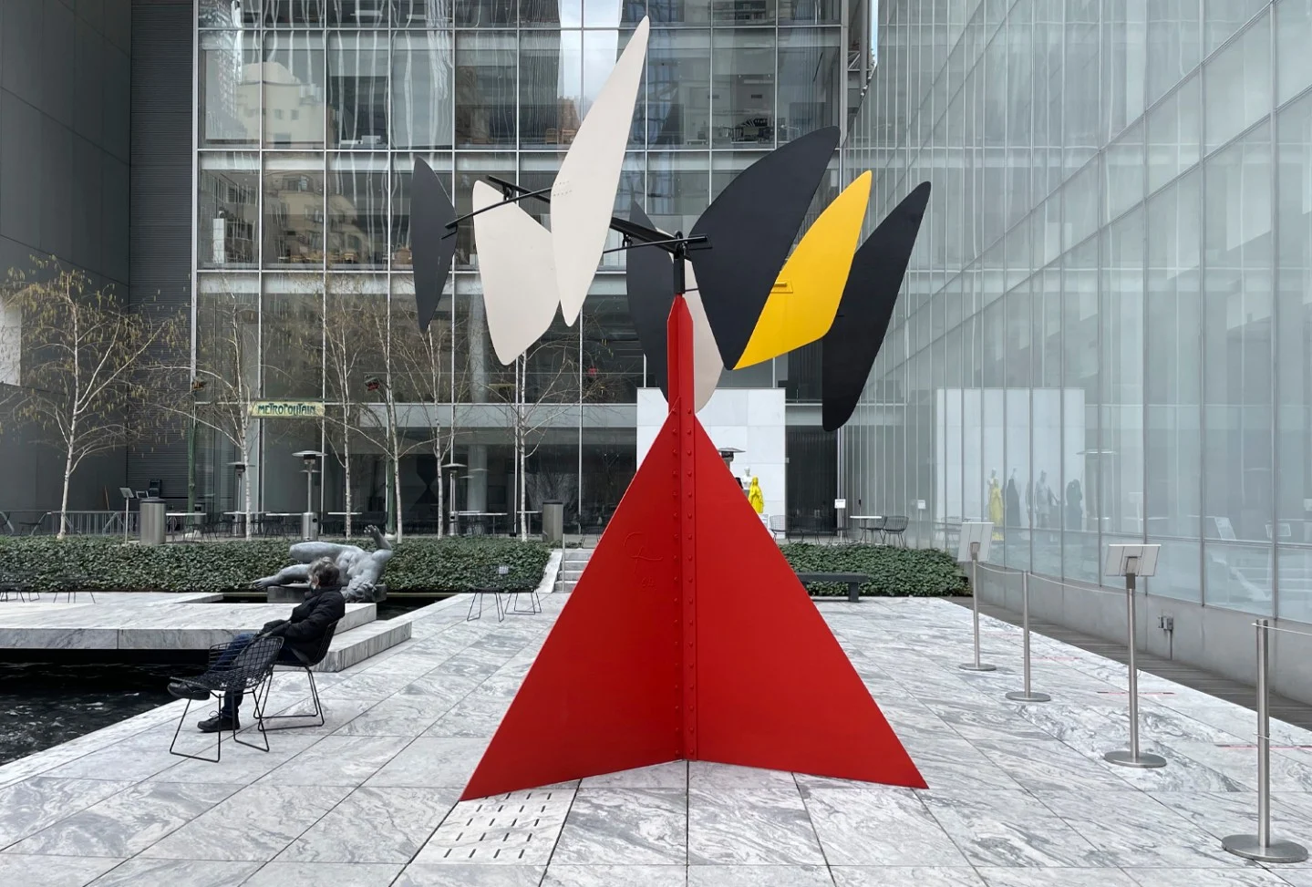 Alexander Calder's sculpture at the venue of MoMA's Party in the Garden