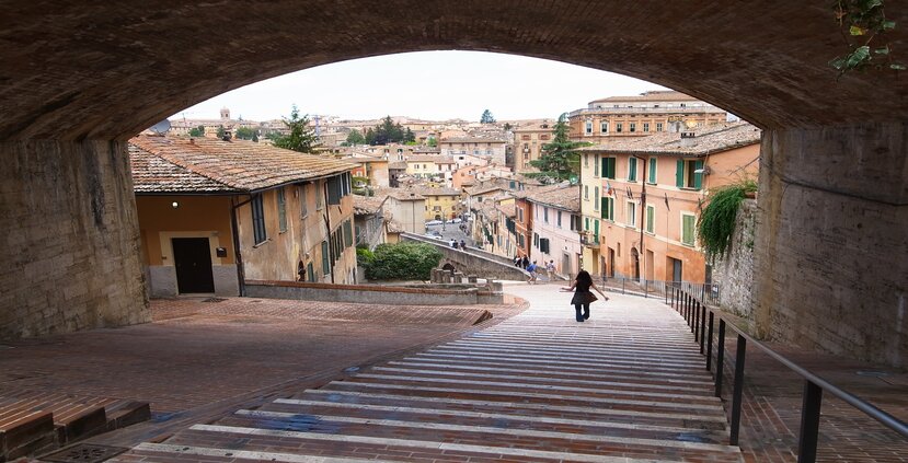 Medieval streets Perugia