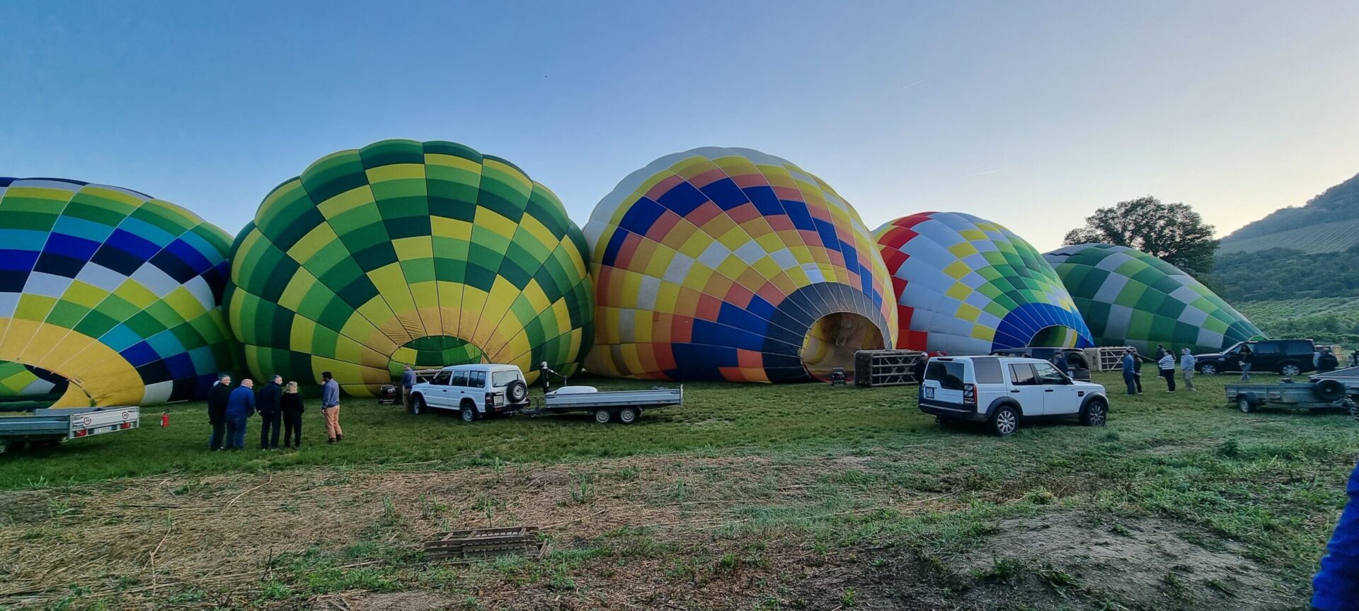hot air balloons near Florence