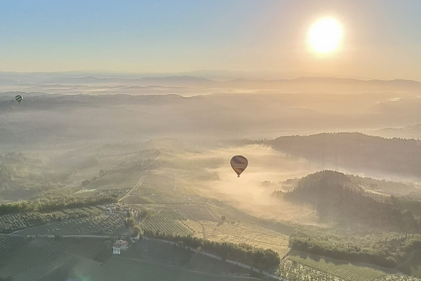 Ballooning in Tuscany is a magical experience