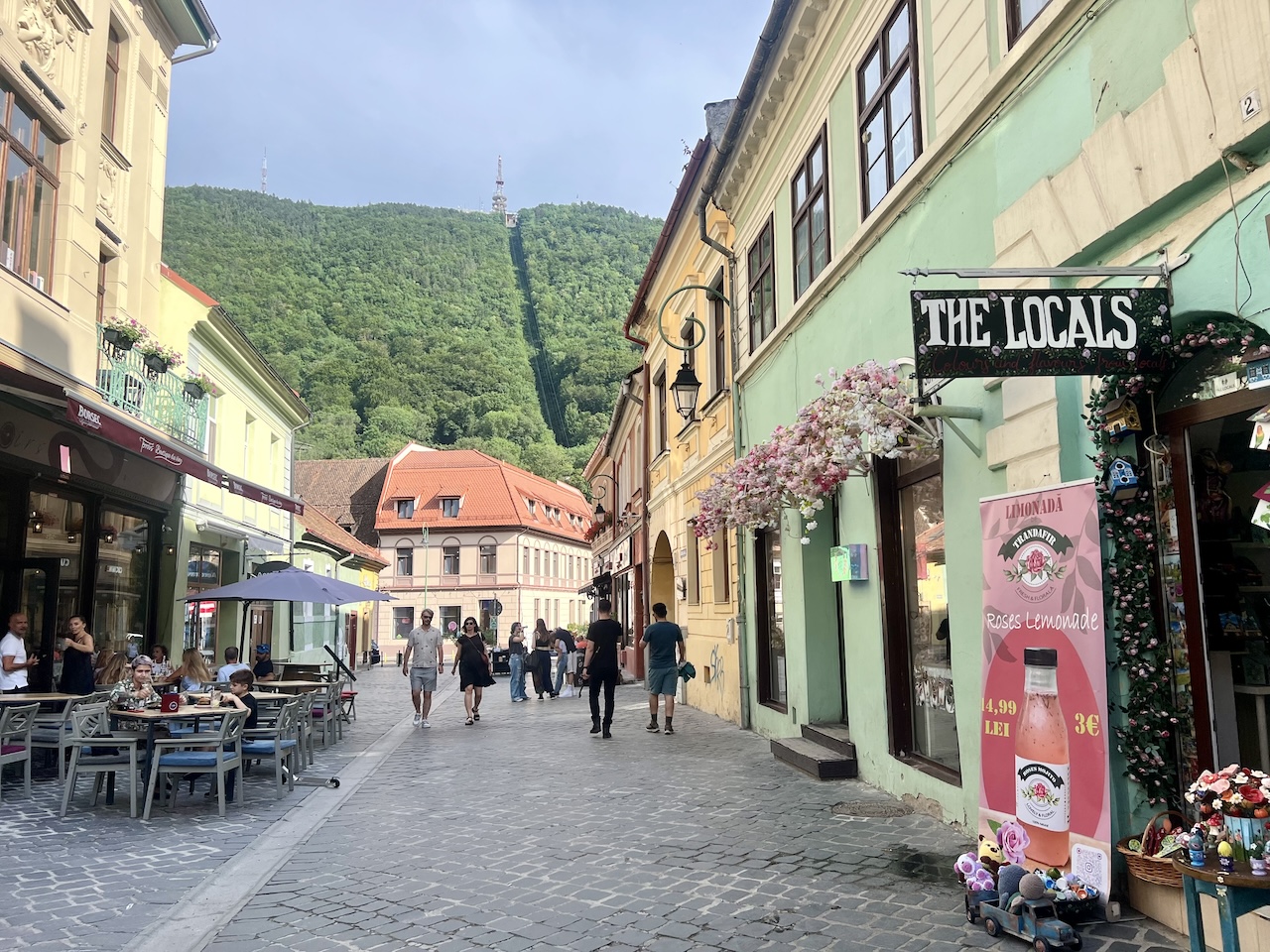 The streets of Braşov