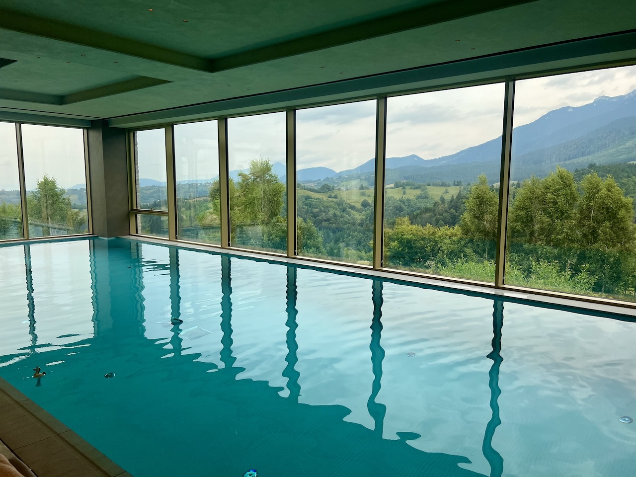 Indoor pool at Matca